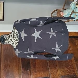 Victoria's Secret Black Star Sweatshirt